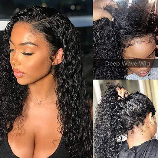 Glueless Wig With Elastic Belt|🔥HD Lace Front Wig with Baby Hair Braid Curly Wig Human Hair Pre Plucked