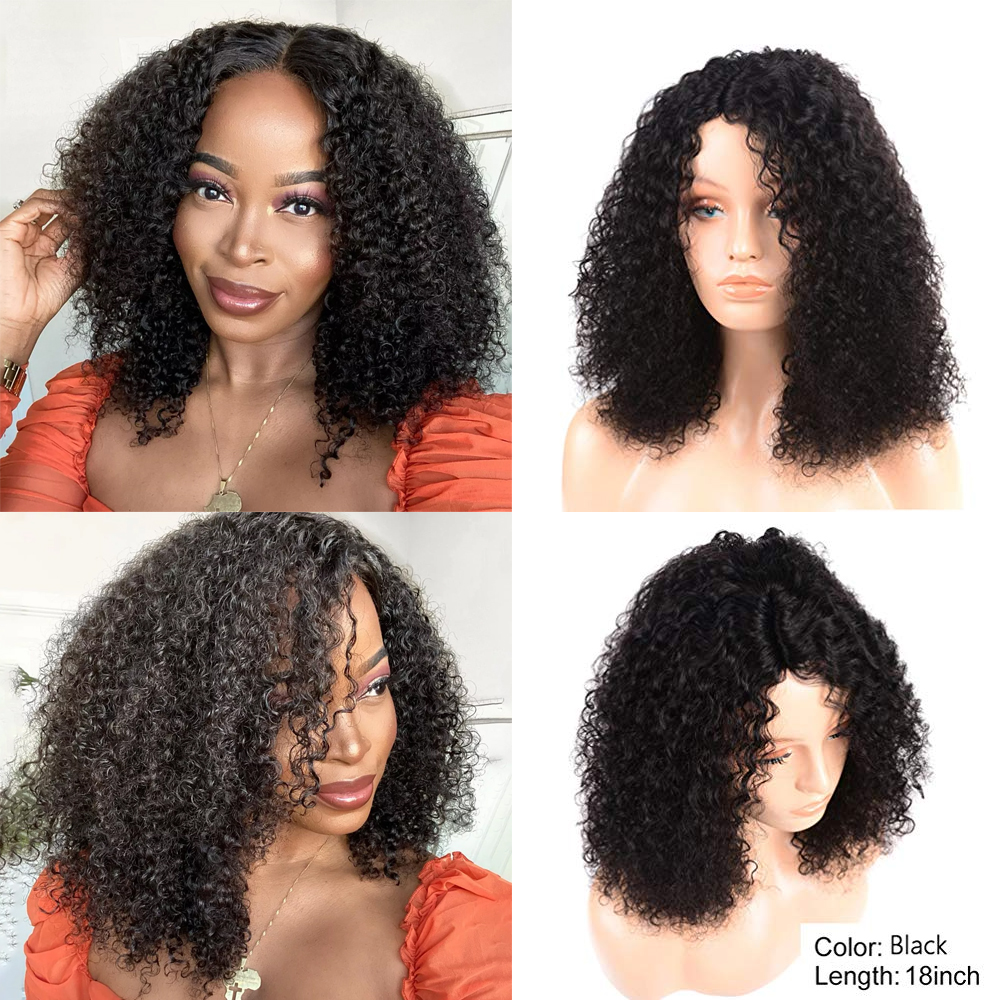 🔥Hot| NEW 100% Human Hair Lace Curly Wigs Natural Hairline Pre Plucked with Baby Hair