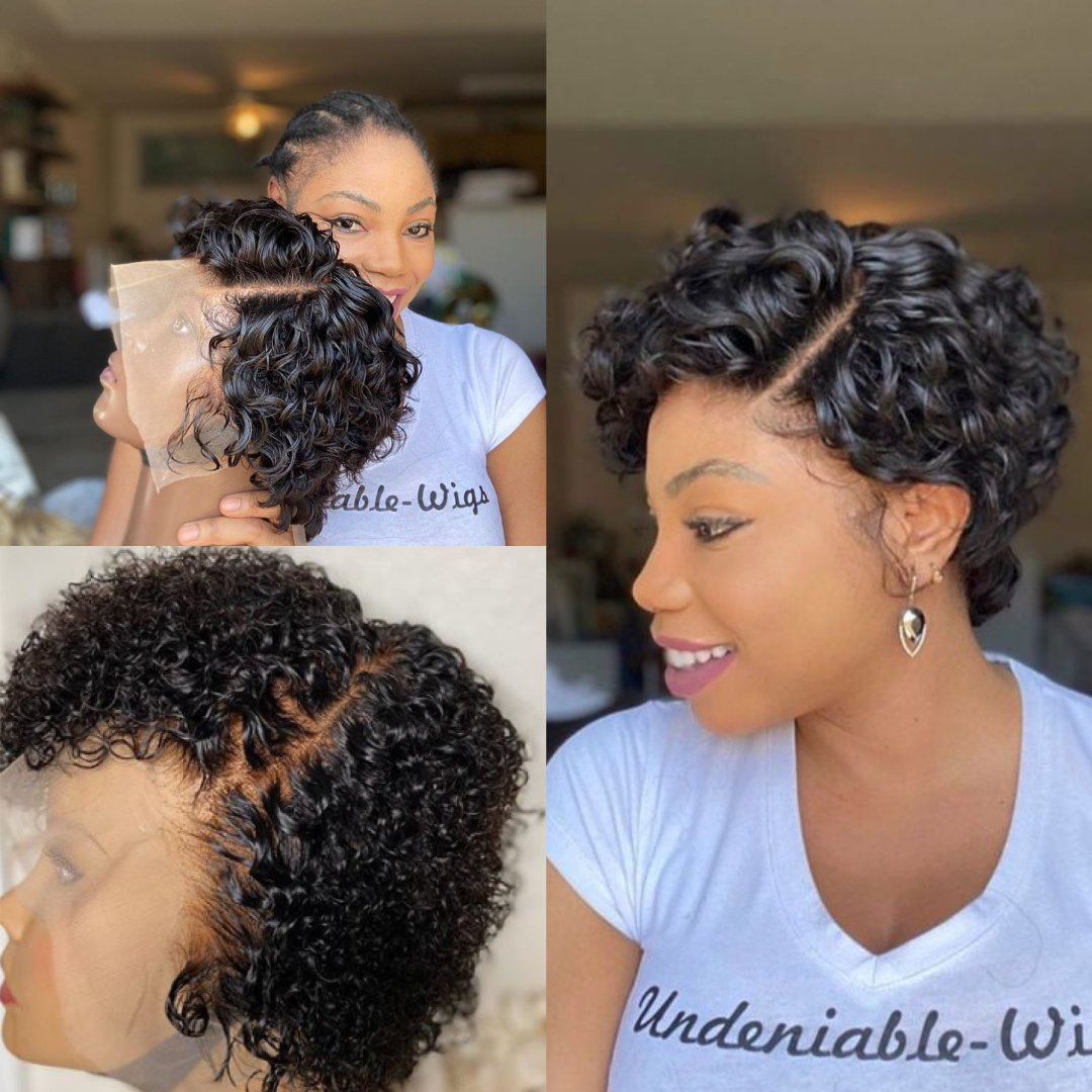 Glueless Wig With Elastic Belt|🔥Natural Short Wave Bob 4*4 Lace Closure Wig Pre Plucked with Baby Hair