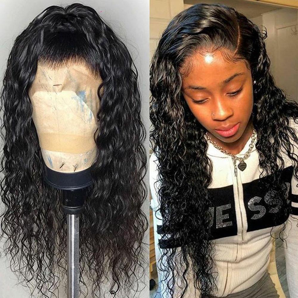Glueless Wig With Elastic Belt|🔥Virgin Human Hair Lace Front Wigs Pre Plucked Brazilian Curly Wig