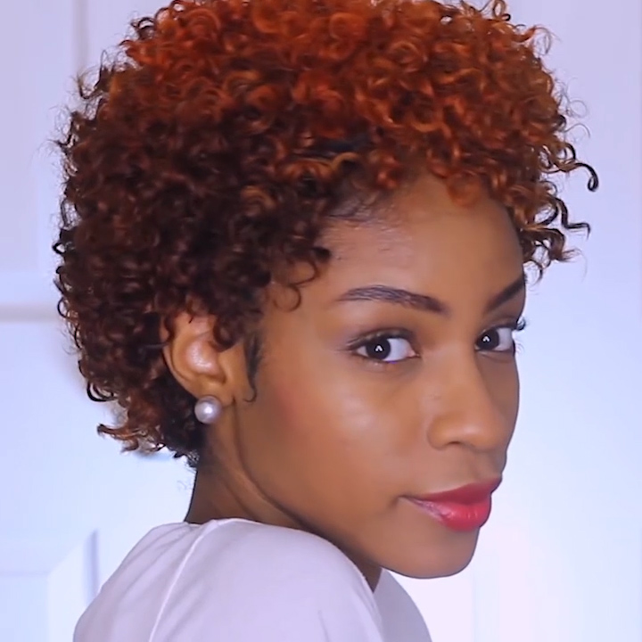 🔥Hot| New Fashion Glueless 4*4 Lace Closure Pixie Cut Curly Short Hair Pre Plucked with Baby Hair