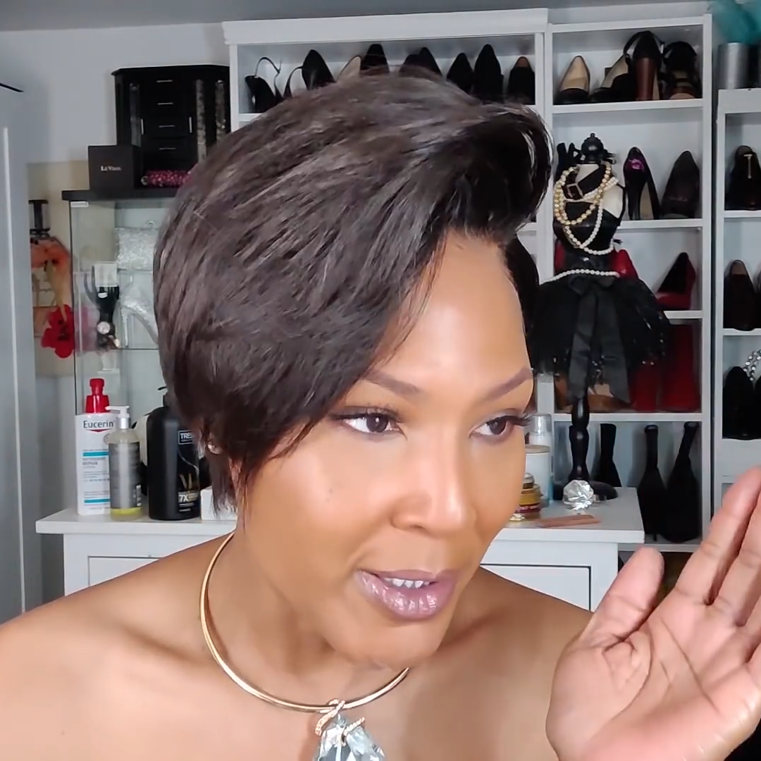 Glueless Wig With Elastic Belt|🎉Pixie Cut Wig Short Bob Straight Human Hair Lace Front Wigs with Baby Hair
