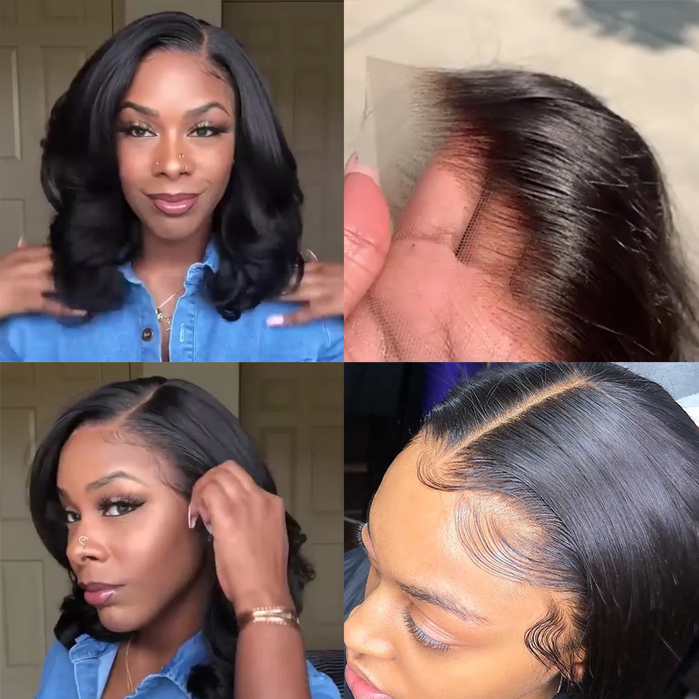 Glueless Wig With Elastic Belt| 🔥Special 50% Sales | 4x4 Lace Closure Wave Natural Wigs Pre Plucked with Baby Hair