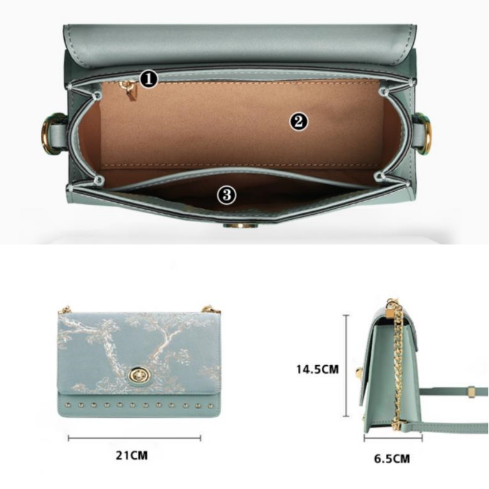 Chinese Style Embroidered Message Bag