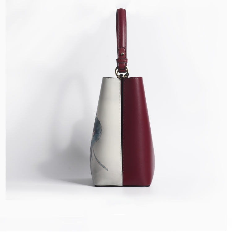 Chinese Style Bucket  Shoulder Bag