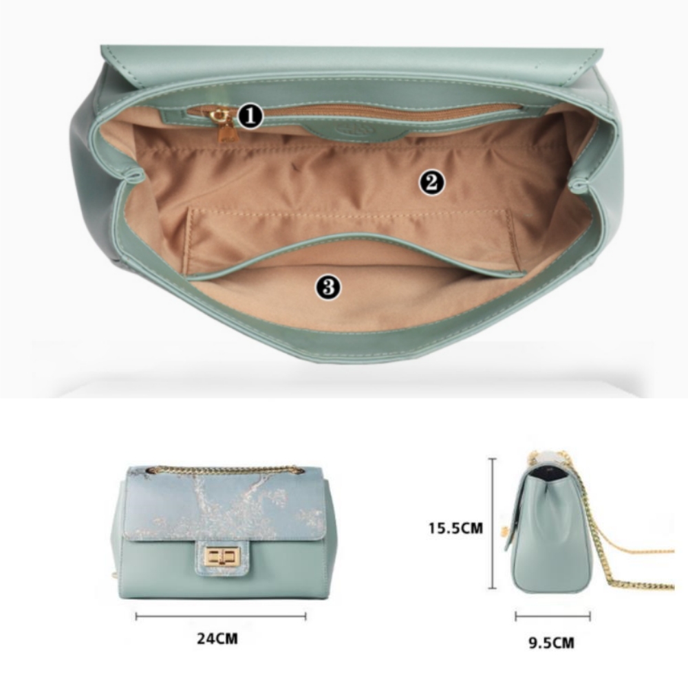 Chinese Style Embroidered Message Bag