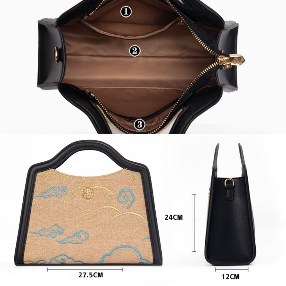 Chinese Style Embroidered Tote