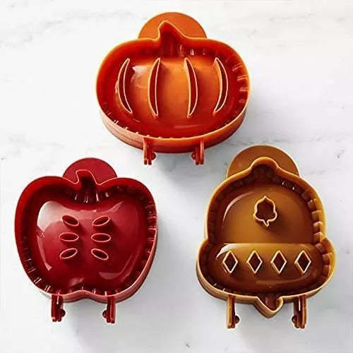 Hot Sale🔥 Pocket Pie Molds: Apple, Acorn & Pumpkin, Set of 3