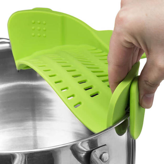 Silicone Clip on Food Strainer