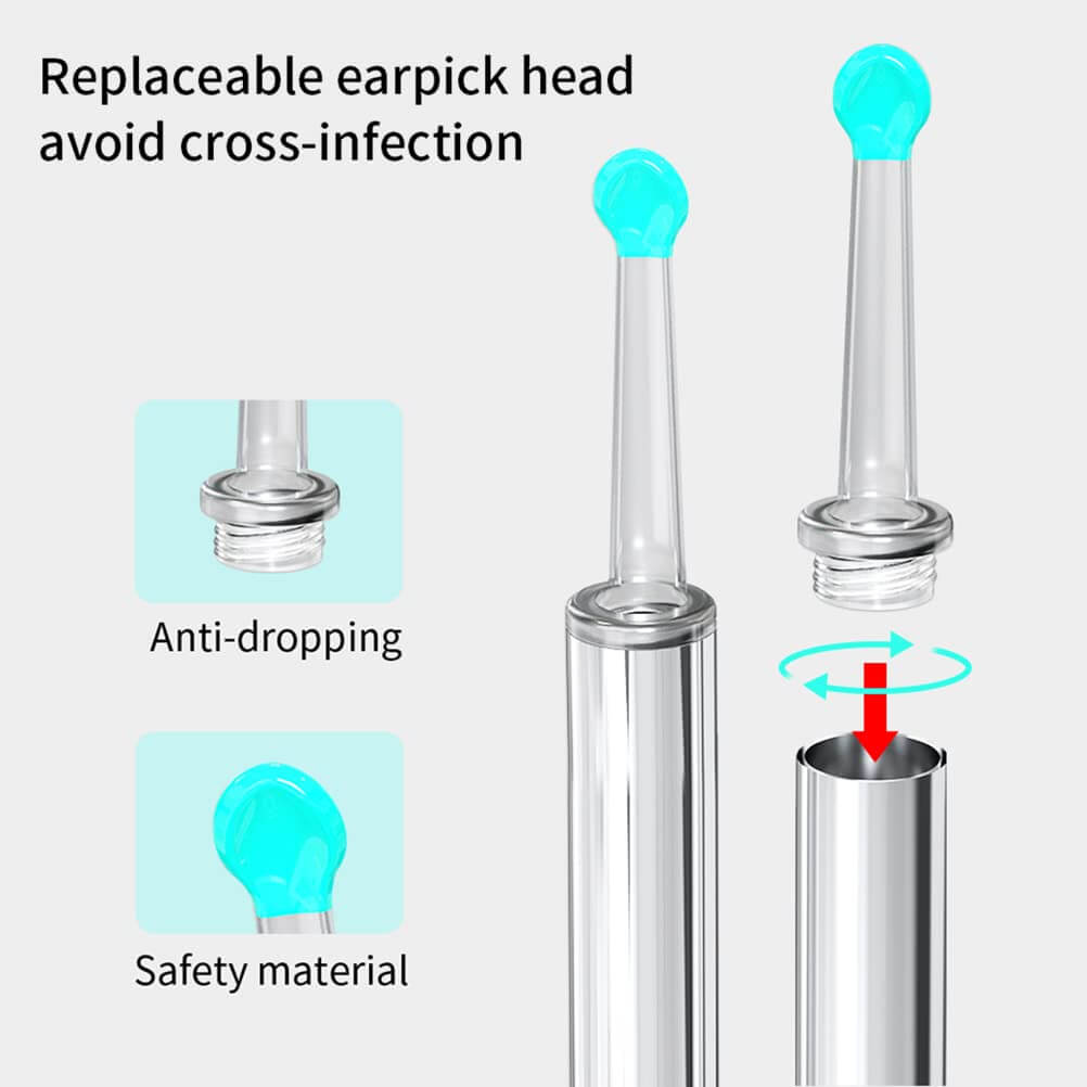 Wi-Fi visible Ear Wax Remover, USB 1080P HD load otoscope