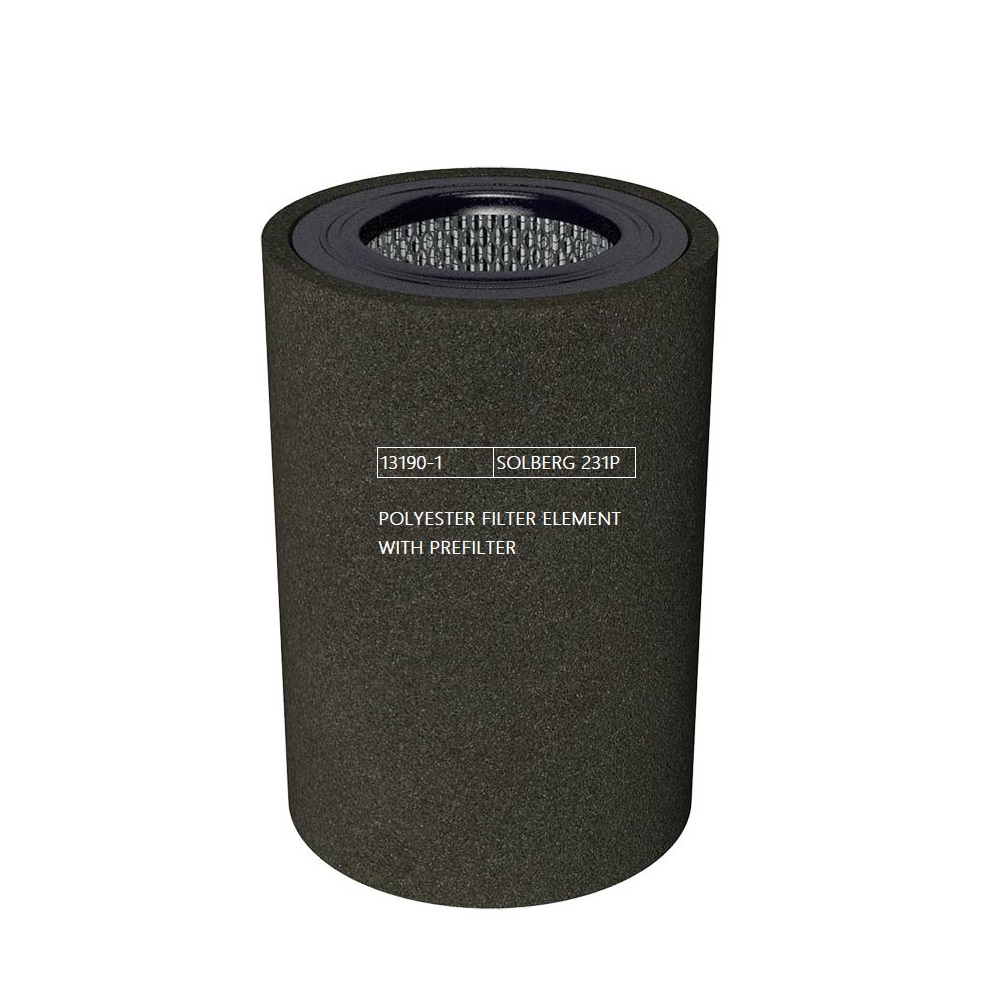 13190 PAPER FILTER ELEMENT WITH PREFILTER SOLBERG 230P