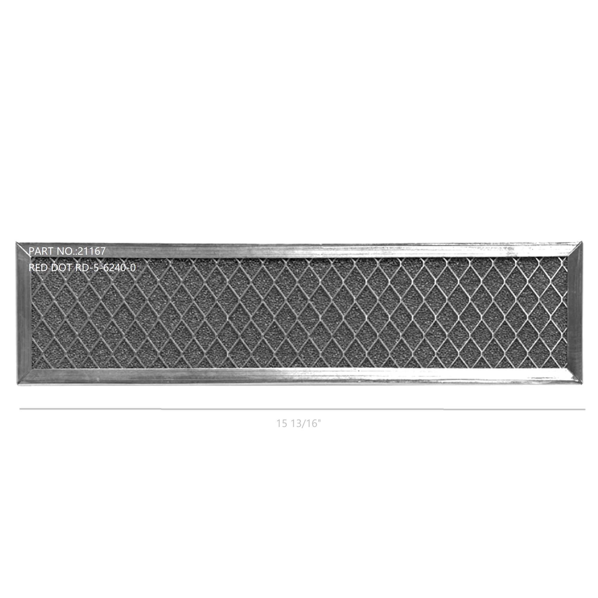 21167 UNIVERSAL AC CABIN AIR FILTER FOR REDDOT