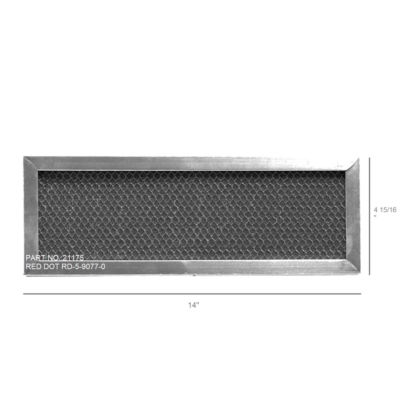 21175 UNIVERSAL AC CABIN AIR FILTER FOR REDDOT