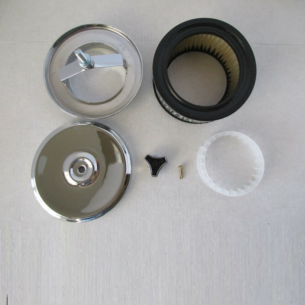 Round White Air Filter (2.75" ID x 4" OD x 2.125" H) 