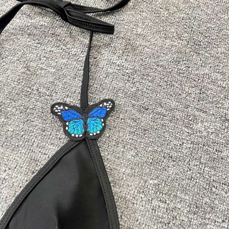 Halter Triangle Halter Bikini Swimsuit