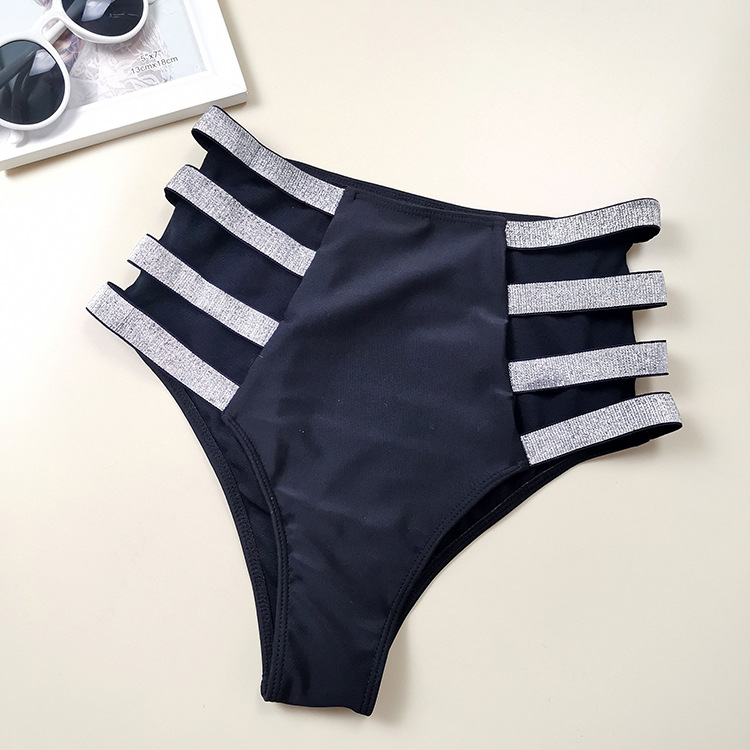 Plain Halter Bikini Swimsuit