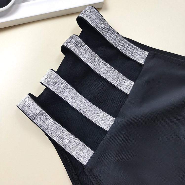 Plain Halter Bikini Swimsuit