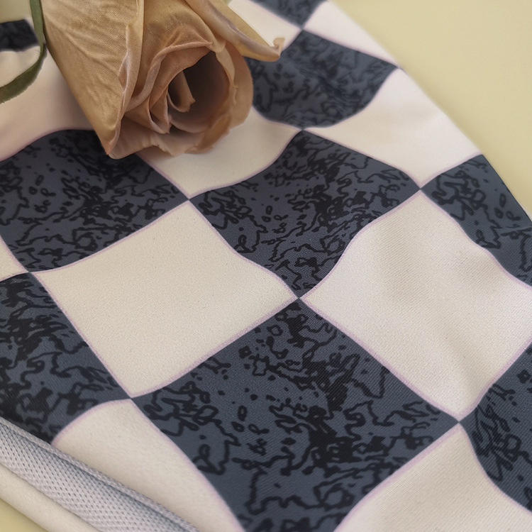 Allover Print Halter Triangle Bikini Swimsuit