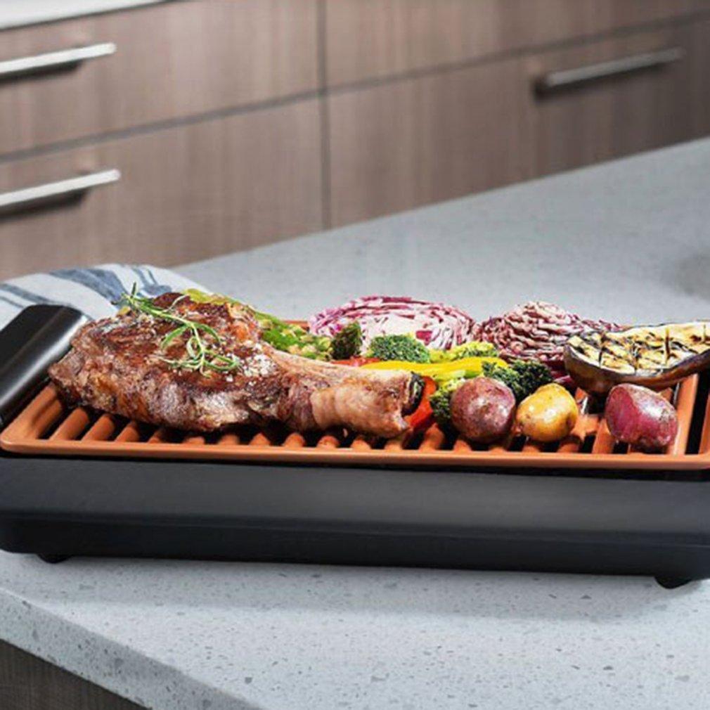 Non-Stick Fast BBQ Smokeless Grill-Indoor Electric Grill【Free Shipping】