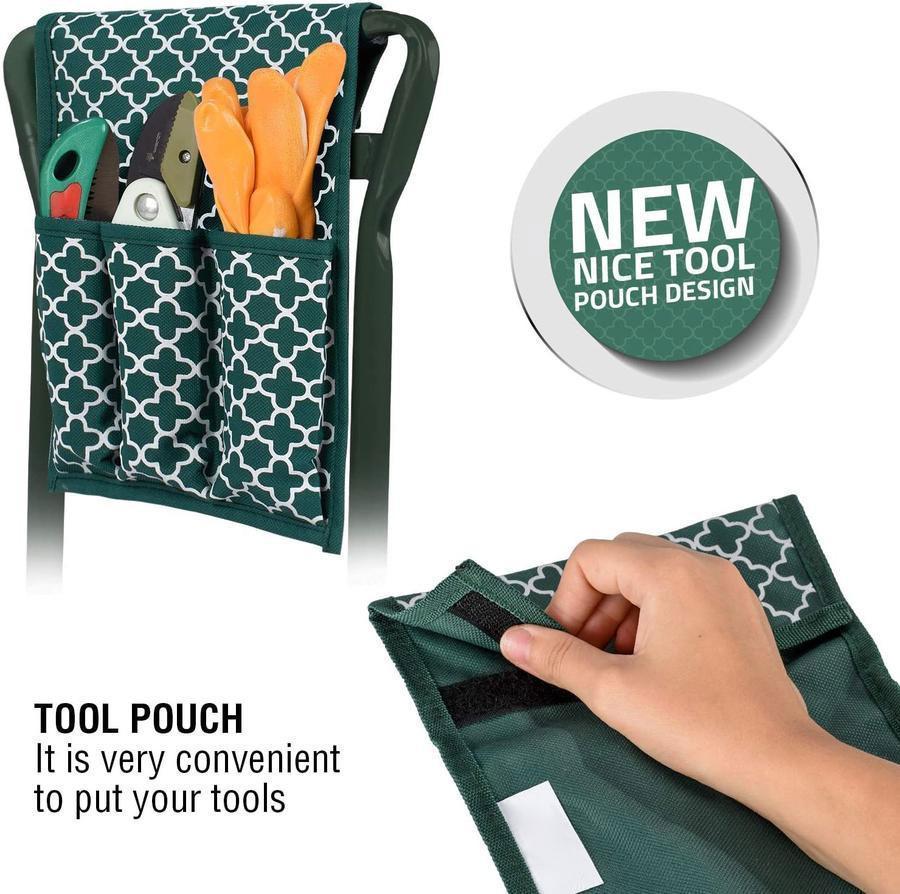 Garden Kneeler And Seat - Protects Your Knees, Clothes From Dirt & Grass Stains