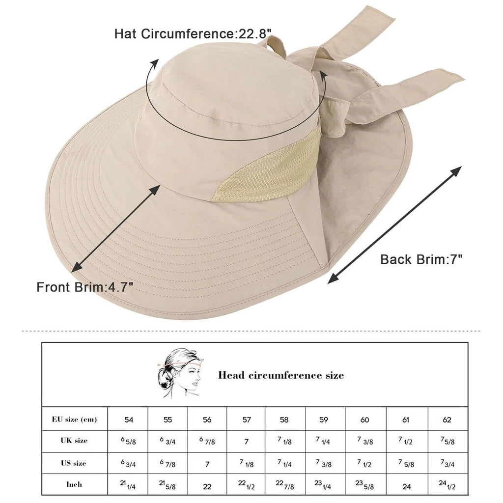 (Closing Down Sale!!! ) UV Protection Foldable Sun Hat