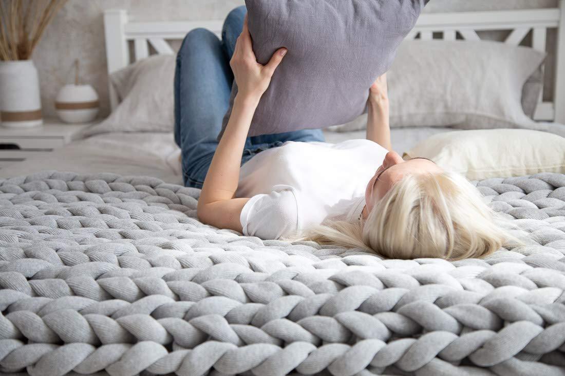 Chunky Knit Blanket