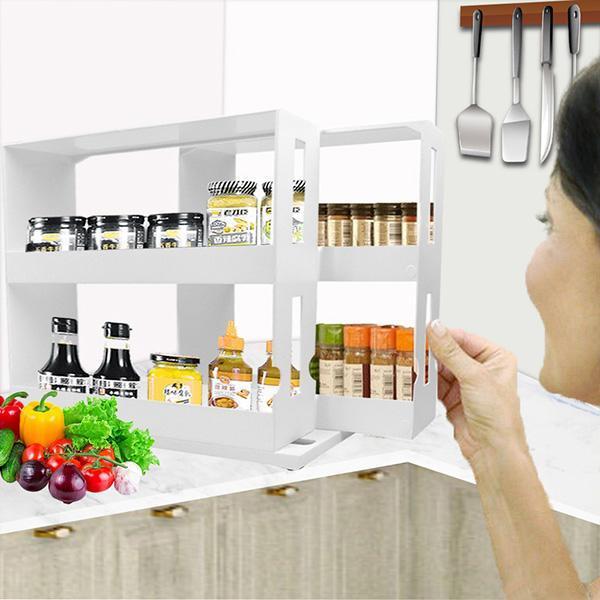 CUTEMATCHY™: Multi-Function Rotating Storage Rack