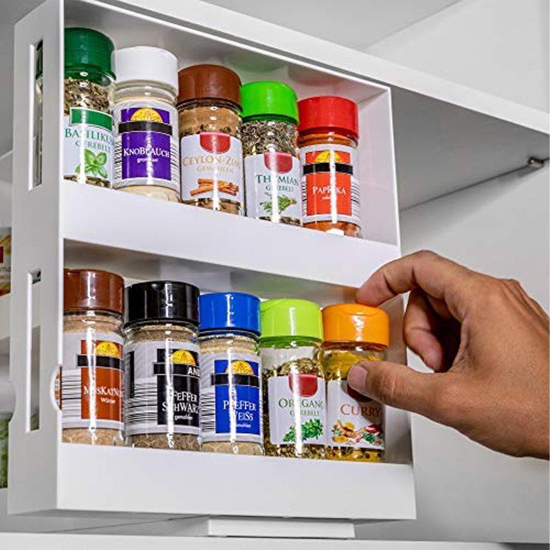 CUTEMATCHY™: Multi-Function Rotating Storage Rack
