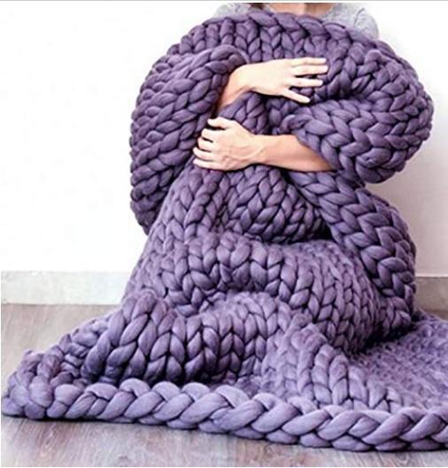 Chunky Knit Blanket