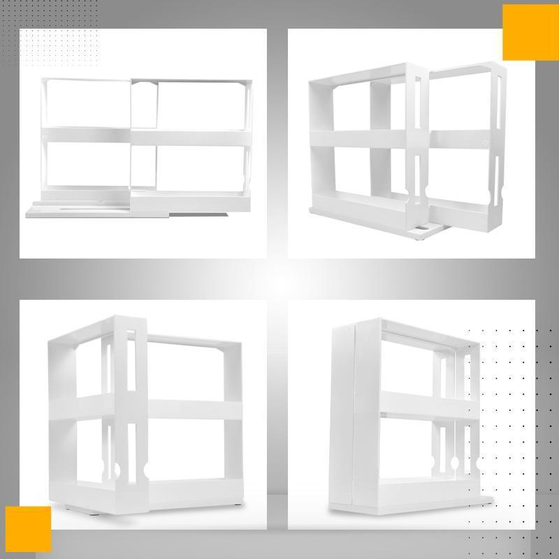 CUTEMATCHY™: Multi-Function Rotating Storage Rack