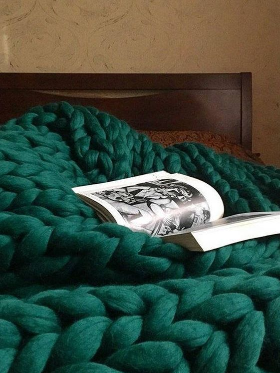Chunky Knit Blanket