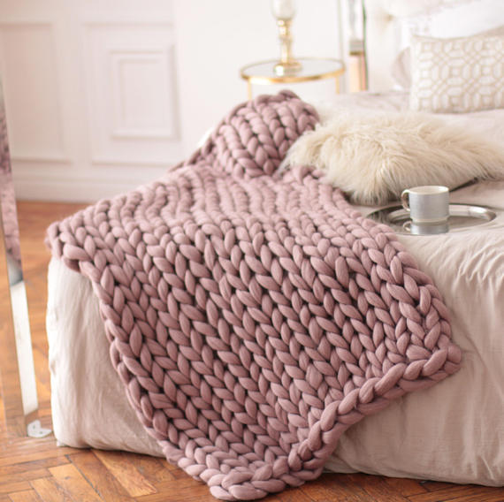 Chunky Knit Blanket