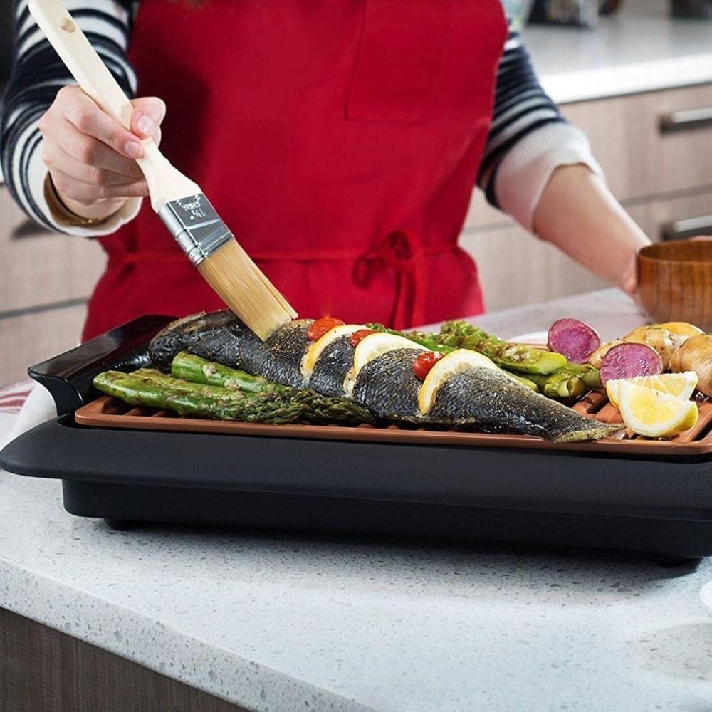 Non-Stick Fast BBQ Smokeless Grill-Indoor Electric Grill【Free Shipping】