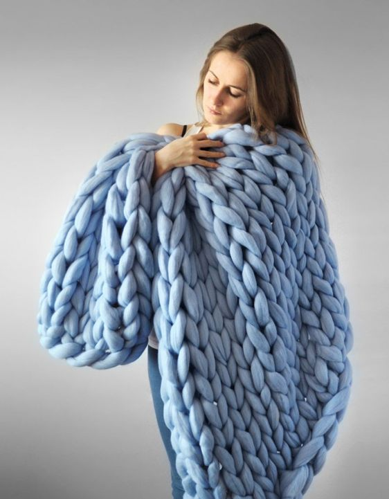 Chunky Knit Blanket
