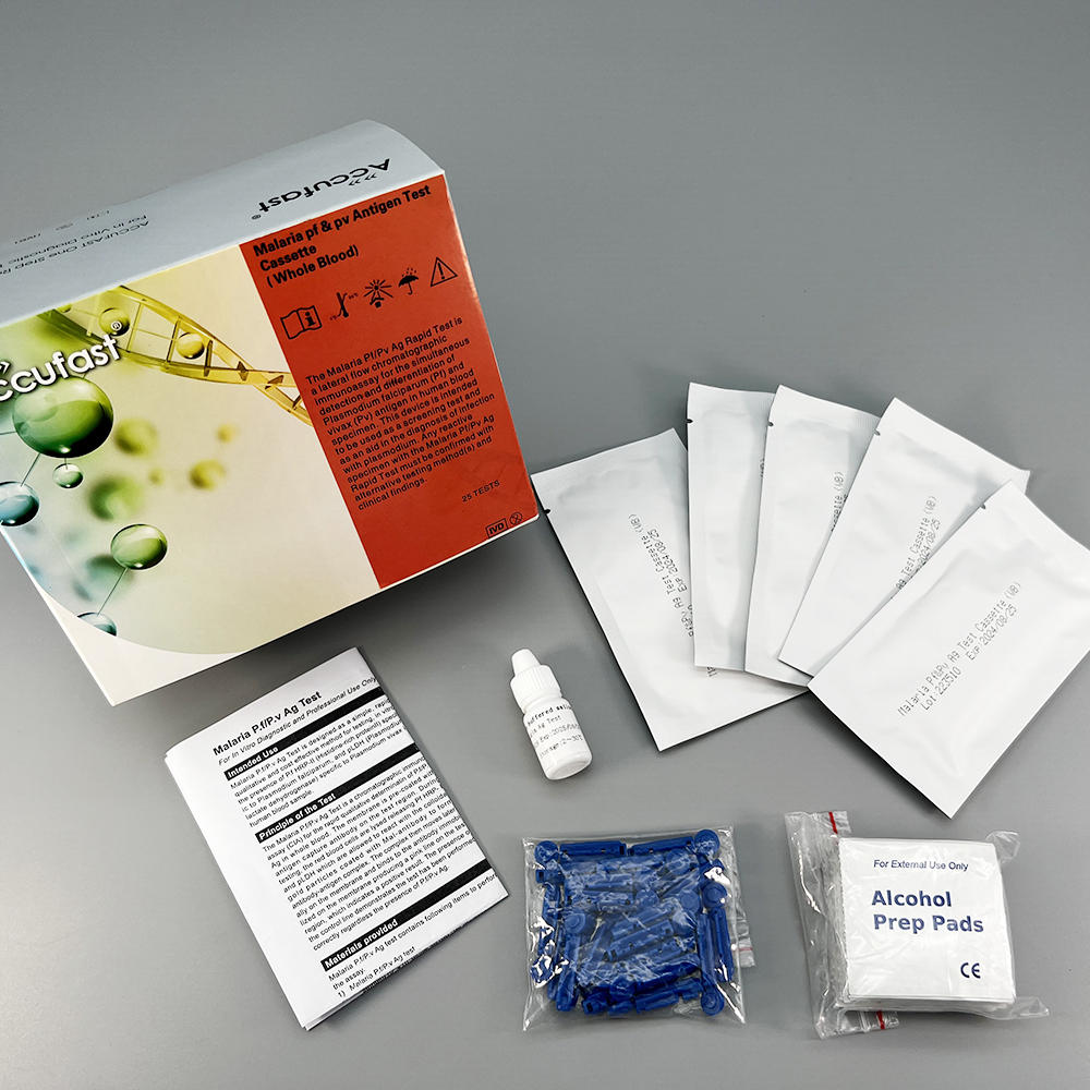Malaria P.f/P.v Ag Test Cassette-HUBEI MEIBAO BIOTECHNOLOGYCO., LTD