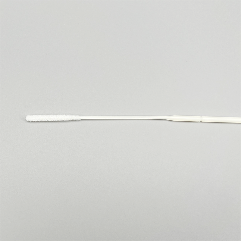 Sterile Nylon Flocked Pharyngeal Swab  Specimen Collection Swab with Breakpoint-HUBEI MEIBAO BIOTECHNOLOGYCO., LTD