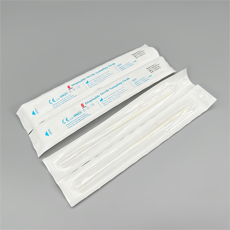 Sterile Nylon Flocked Pharyngeal Swab  Specimen Collection Swab with Breakpoint-HUBEI MEIBAO BIOTECHNOLOGYCO., LTD