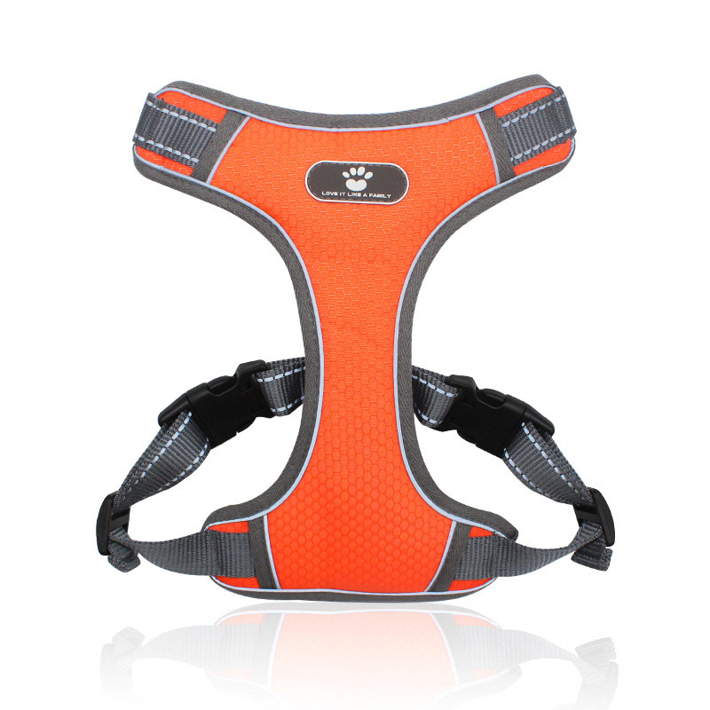 No Pull Dog Harness Vest Explosion-Proof Adjustable Reflective Oxford Easy Control Medium Large Dog Harness