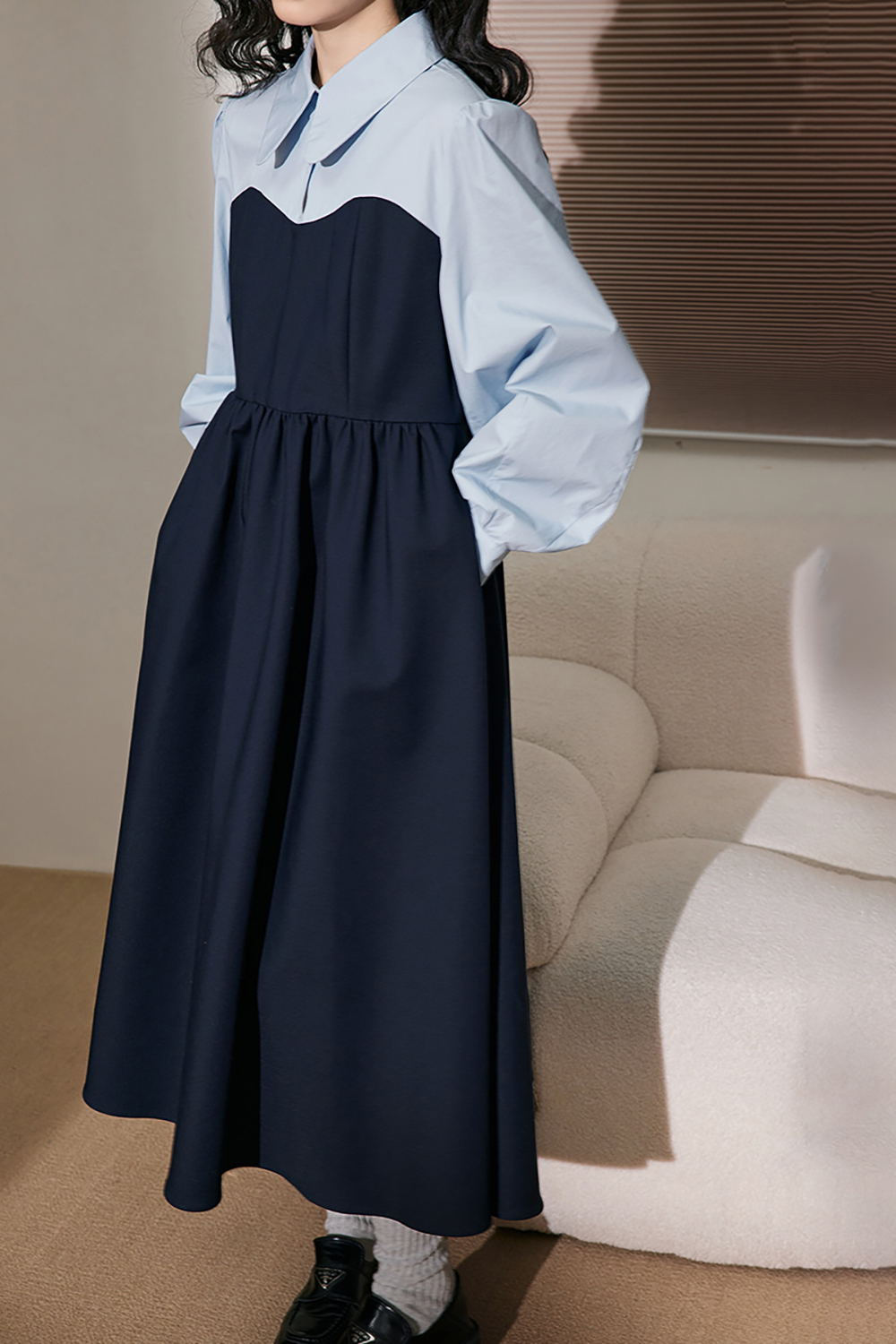 Simple shirtwaist dress