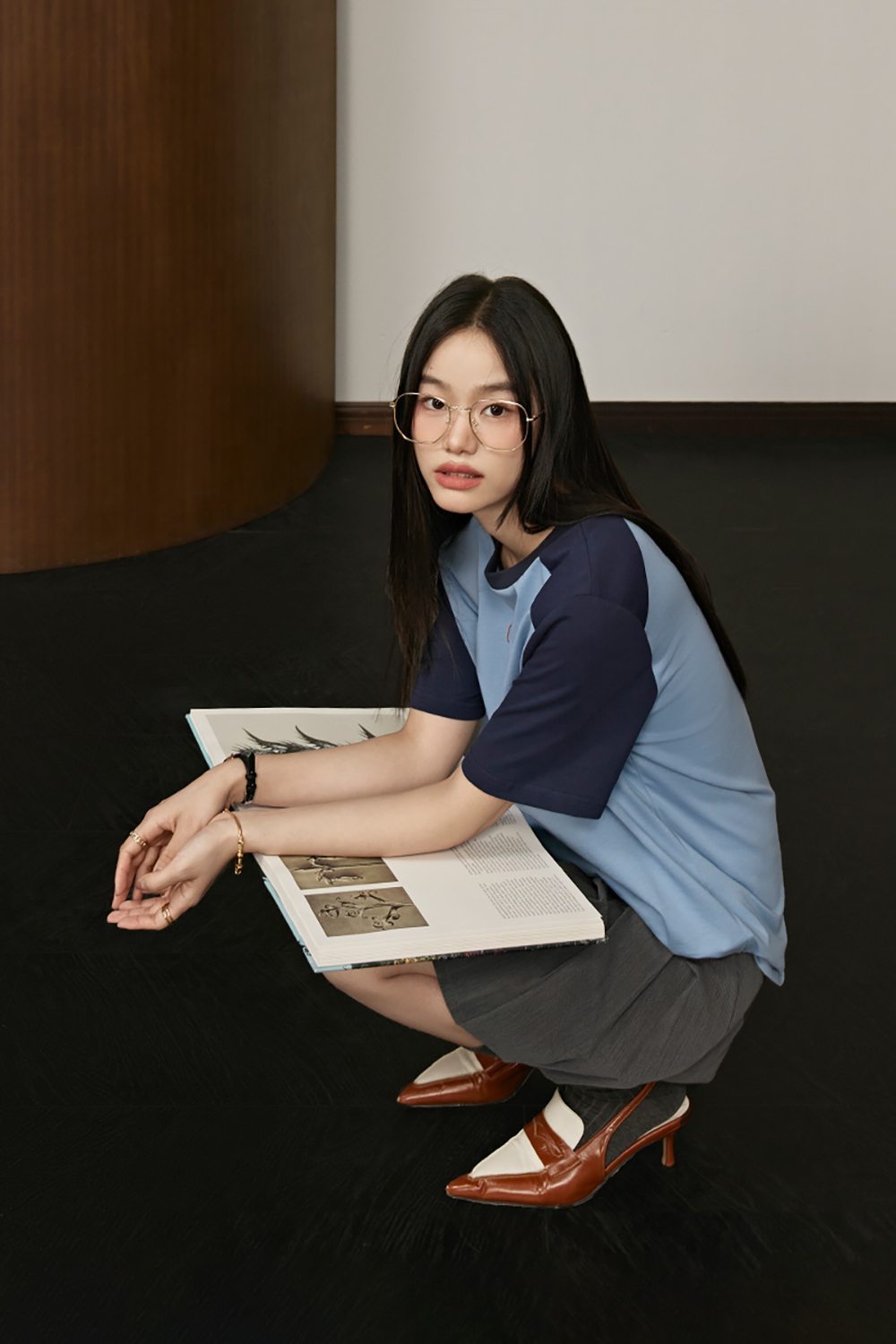 Preppy graphic t-shirt
