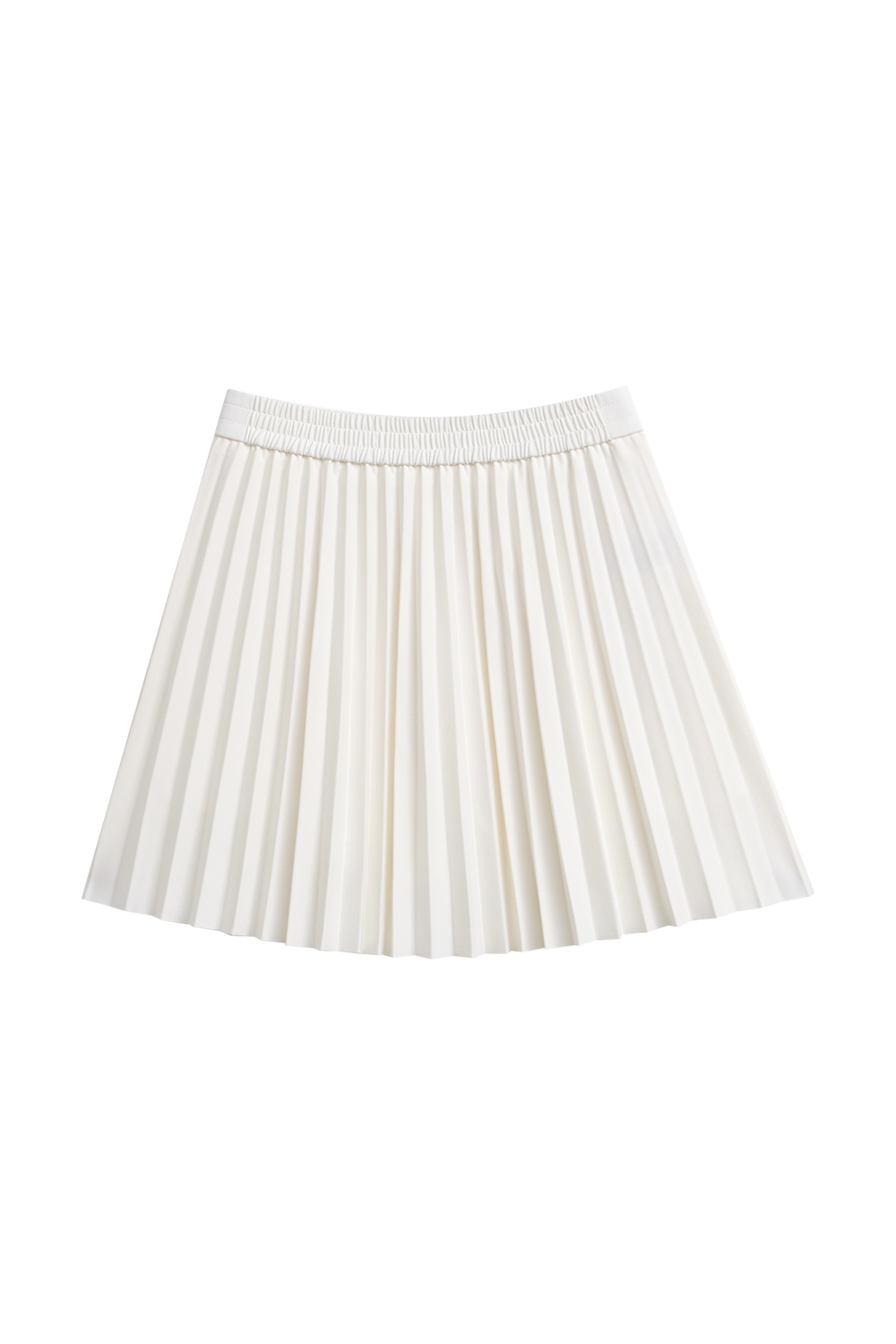 Pleated mini skirt