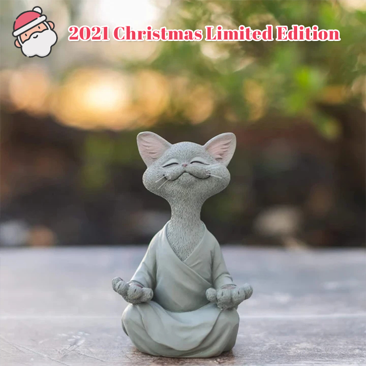 (Early Christmas Sale ) Happy Buddha Cat 