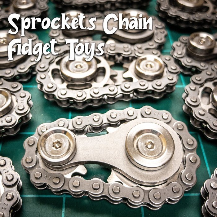 🔥Big Sale - Sprockets Bicycle Chain Fidget Spinner Toys