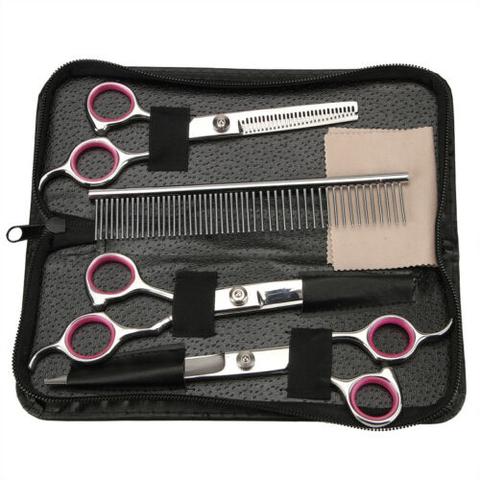 Flying Fur Dog Grooming Scissors Kit Pet Thinning Shears
