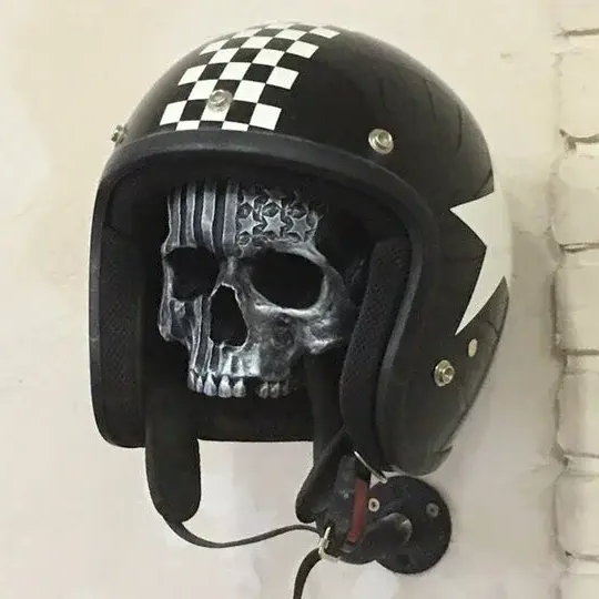 🔥LAST DAY 75% OFF☠️Motorcycle skull helmet holder,Buy 2⚡Free Shipping⚡