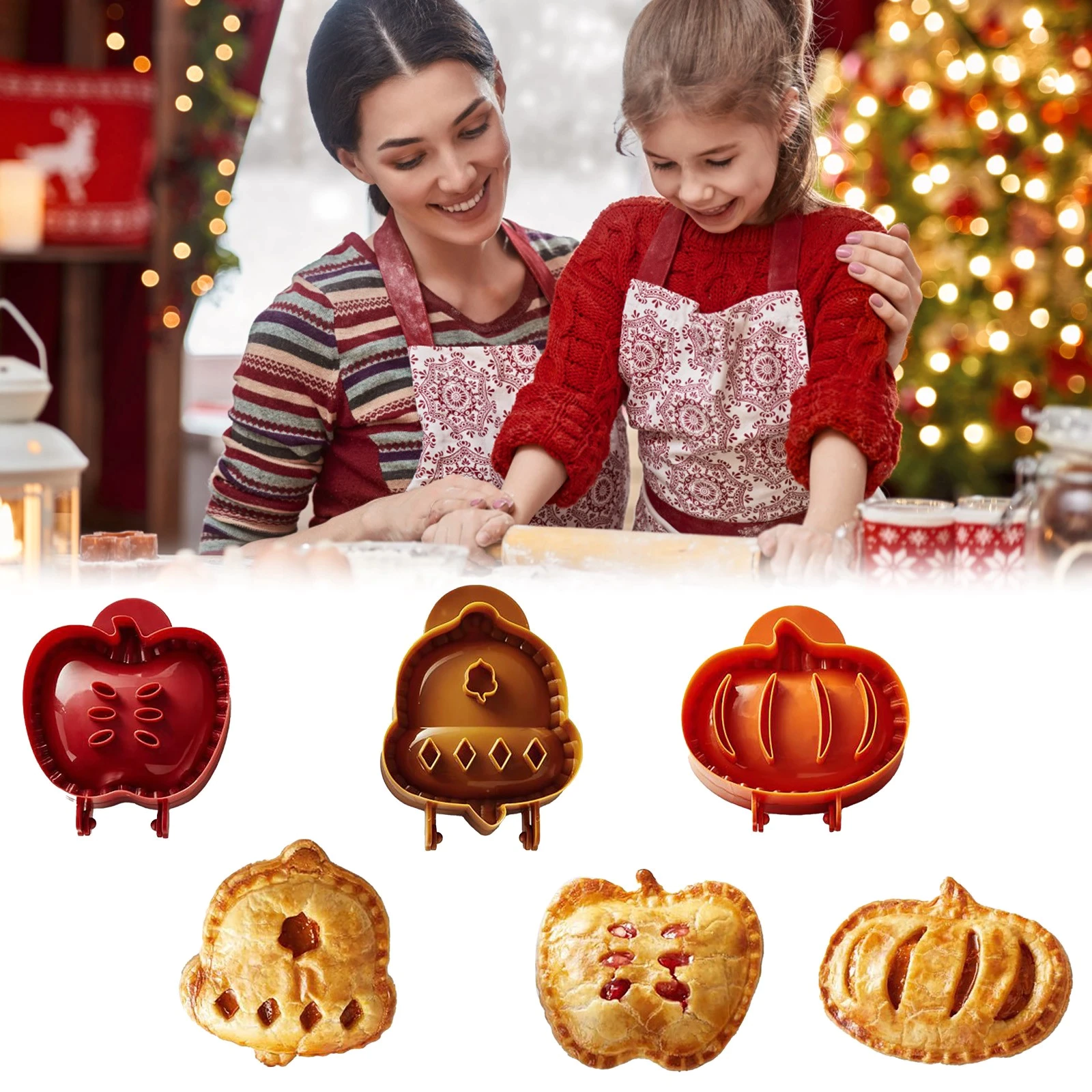 Fall Hand Pie Molds Set Mini Pie Mold Halloween Pocket Pie Molds Dough Press Mold Tools With Apples Pumpkins And Acorn Shape| | - AliExpress