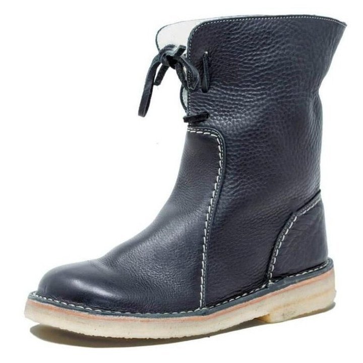 ?Valentine's Day Hot Sale-Vintage Buttery-soft Waterproof Wool Lining Boots