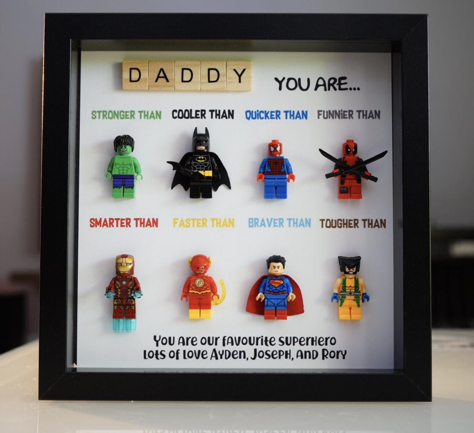 Gift for dad hero, gift for men, Christmas gifts for him, personalized gift for dad, gift for husband, daddy gifts, birthday gift for boyfriend
