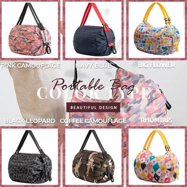 Foldable Travel One-shoulder Portable Shopping Bag🔥48% OFF🔥
