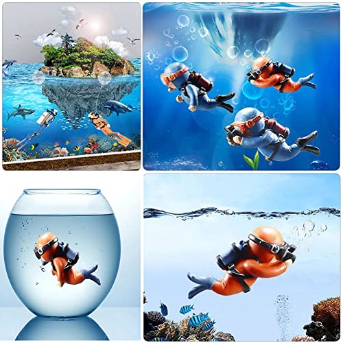 🔥LAST DAY 50% OFF🔥Aquarium Decorations, Lovely Diver Fish Tank, Floating Device(BUY 2 GET 1 FREE)